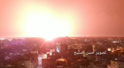 الطيران الحربي الاسرائيلي يقصف عدة أهداف في غزة